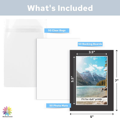 Tableros para fotos 5x7 sin ácidos 4 capas incluye bolsas
