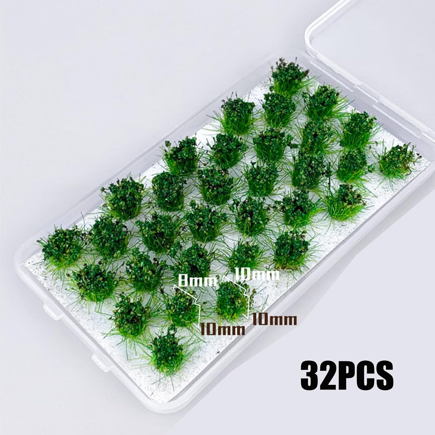 120 Racimos Flores Miniatura 4 Colores Césped Estático Modelismo