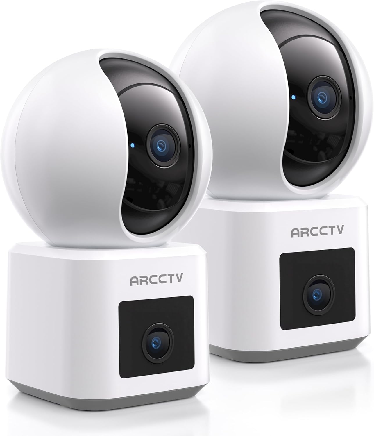 2 Cmaras Seguridad Interior Doble Lente WiFi 6 2.5K