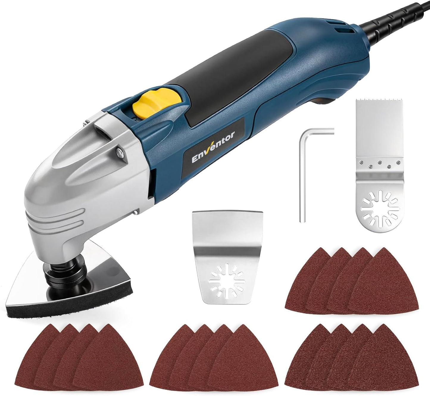 Sierra multiherramienta 200W 6 velocidades cortar raspar lijar