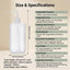 2 Botellas Plástico Vacío 33.8oz Riego Doble Medición