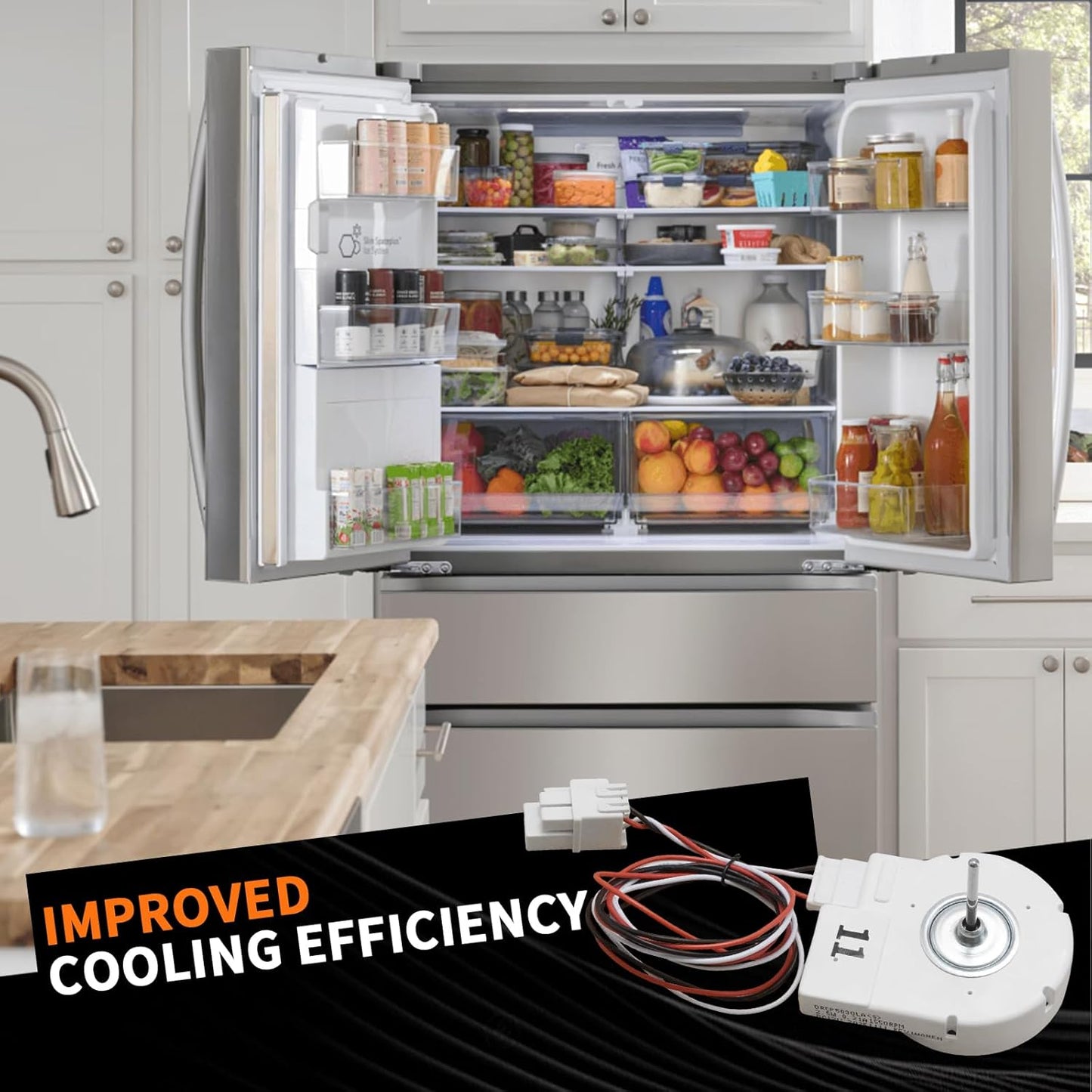 Motor ventilador refrigerador repuesto Samsung