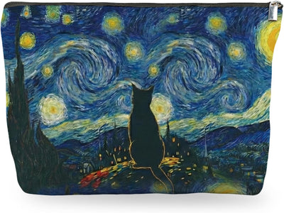 Bolsa maquillaje temática gato regalo para niñas y adolescentes