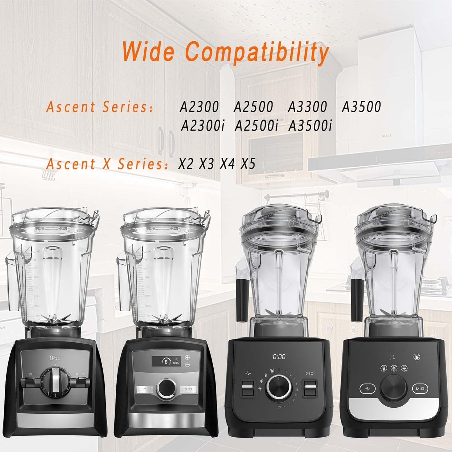 Contenedor licuadora 48oz reemplaza A2300 A2500 comp