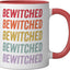 Taza Cerámica Bewitched Roja/Blanca