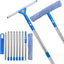 Kit limpieza ventanas 2en1 poste 122pulg vidrio alto