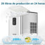 Máquina hielo encimera 26lb/24h 8 cubos en 6 min