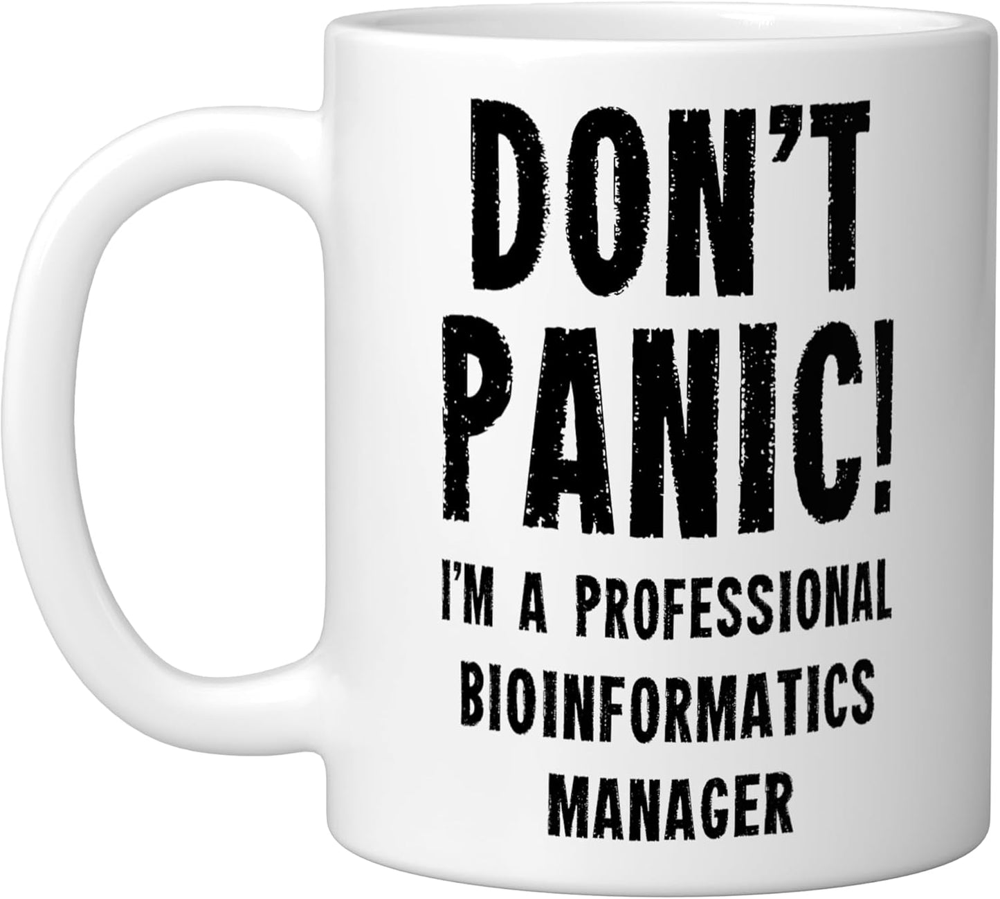 Taza Cerámica Bioinformatics Manager Blanca