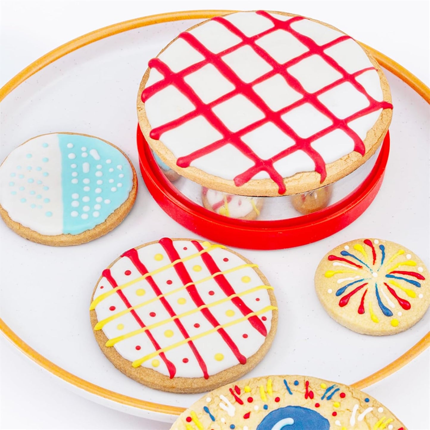 Cortador galletas 5 tamaños acero inox