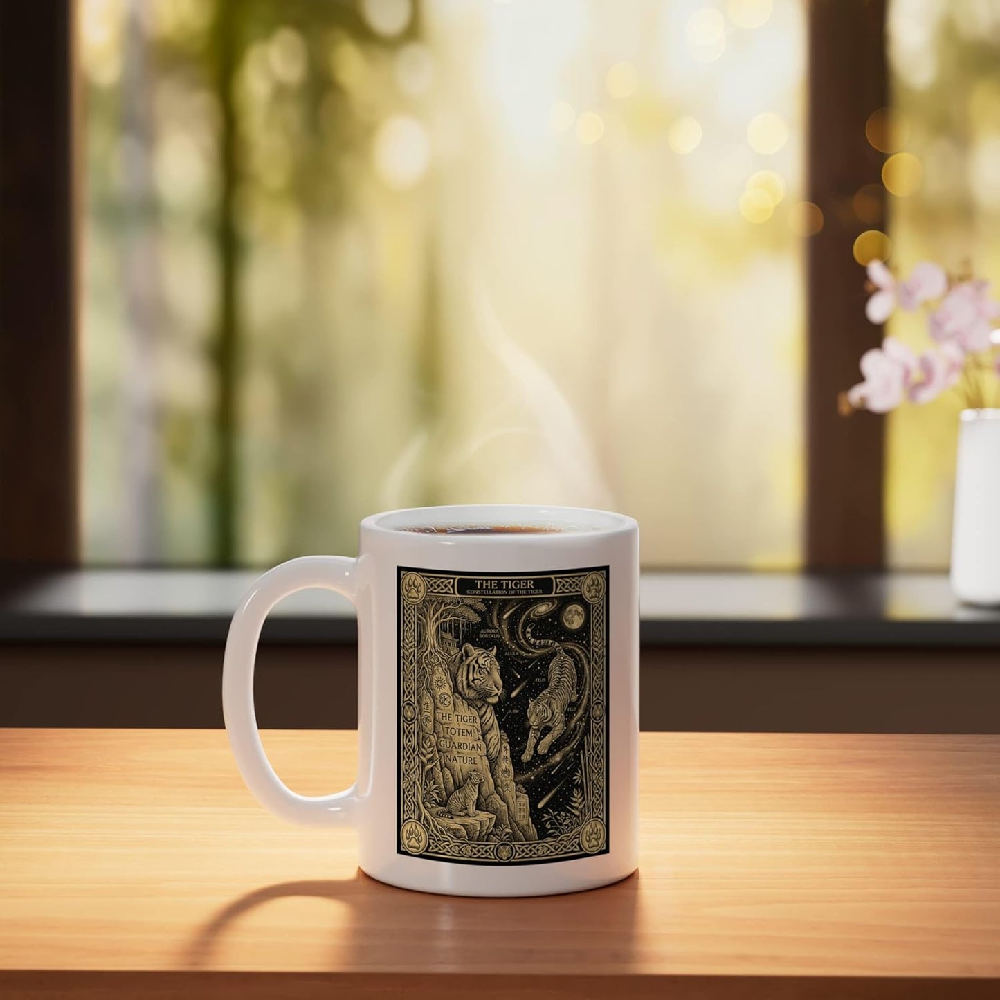Taza Cerámica Constelación Luna Selva Tiger