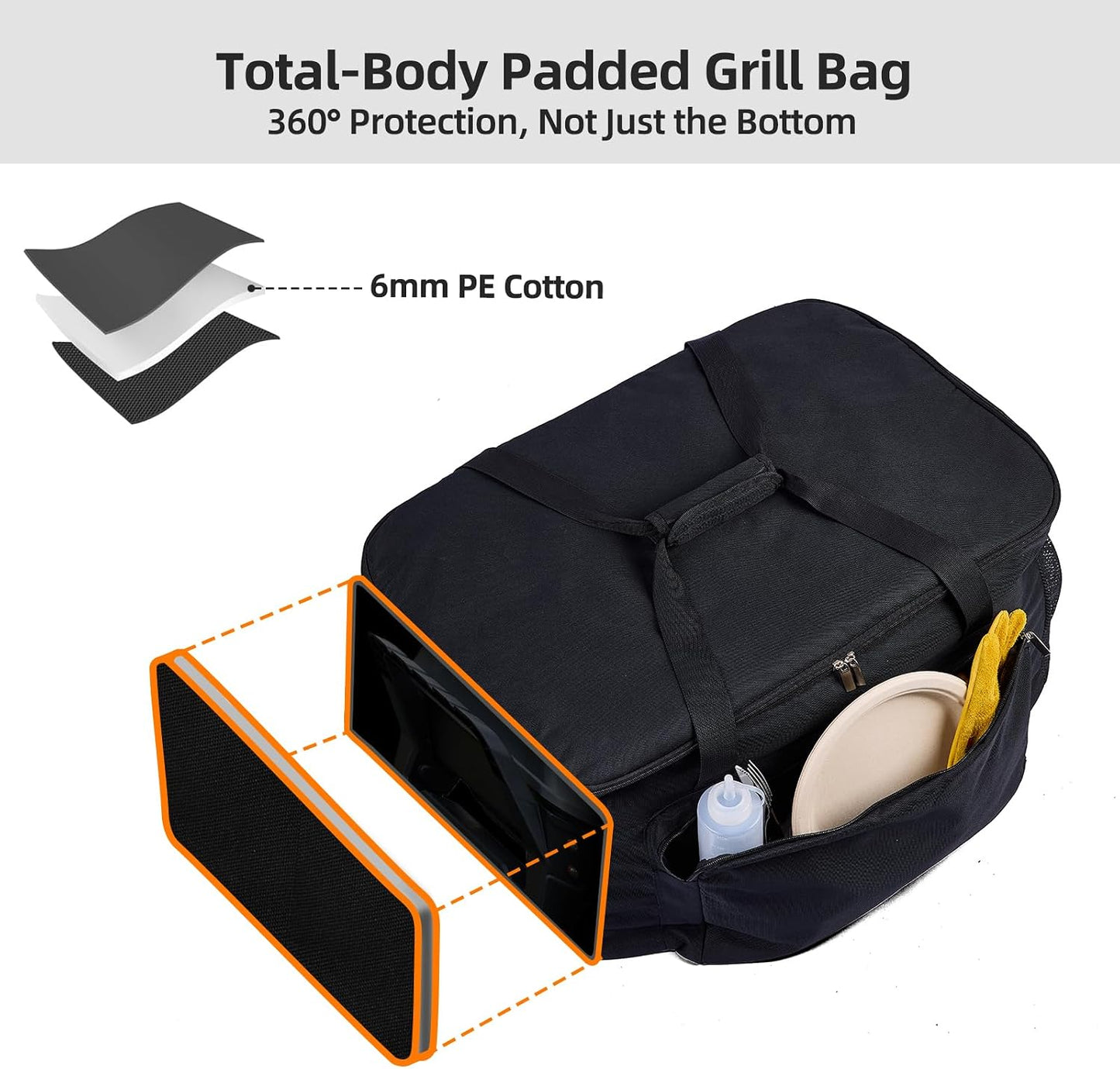 Bolsa transporte acolchada para Grill2Go X200 Charbroil
