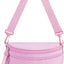 Bolsos cruzados para niñas con inicial Rosa