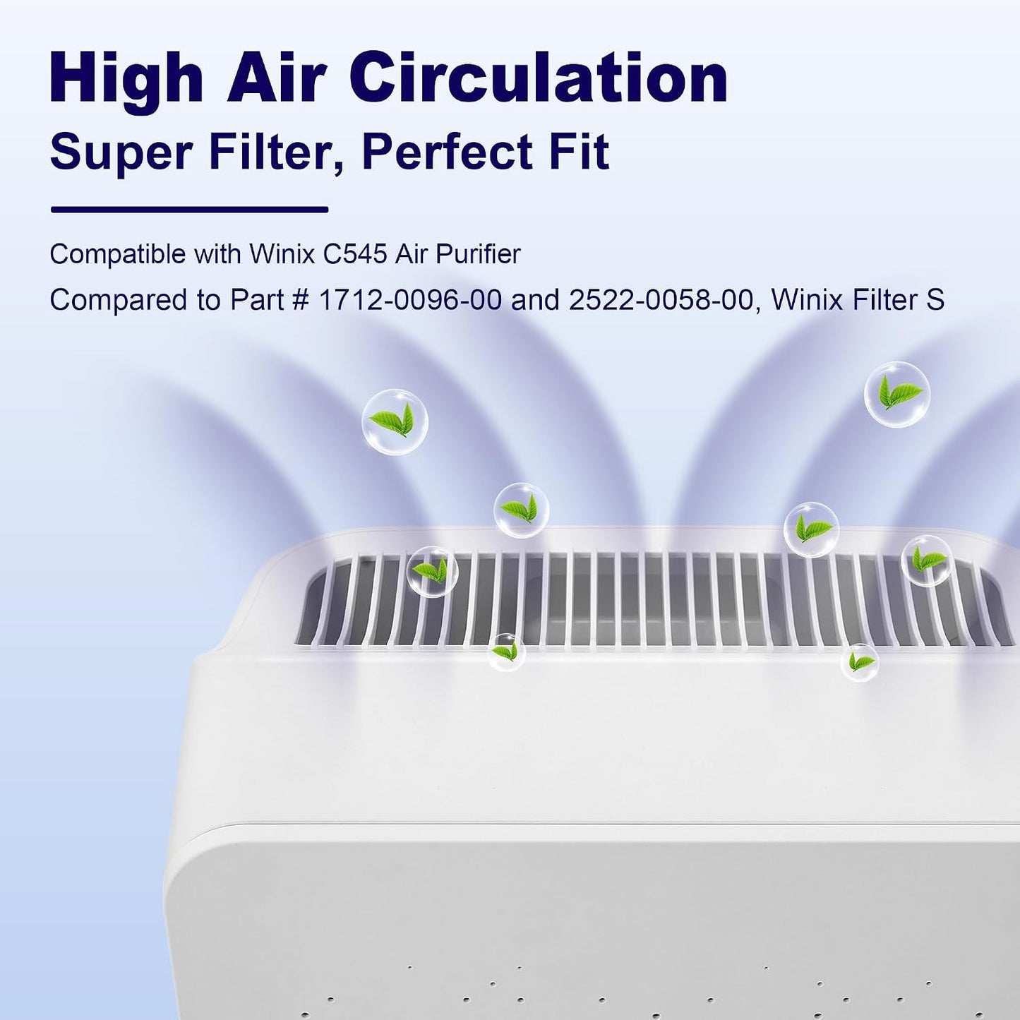 Filtro aire Winix C545 S paquete 4