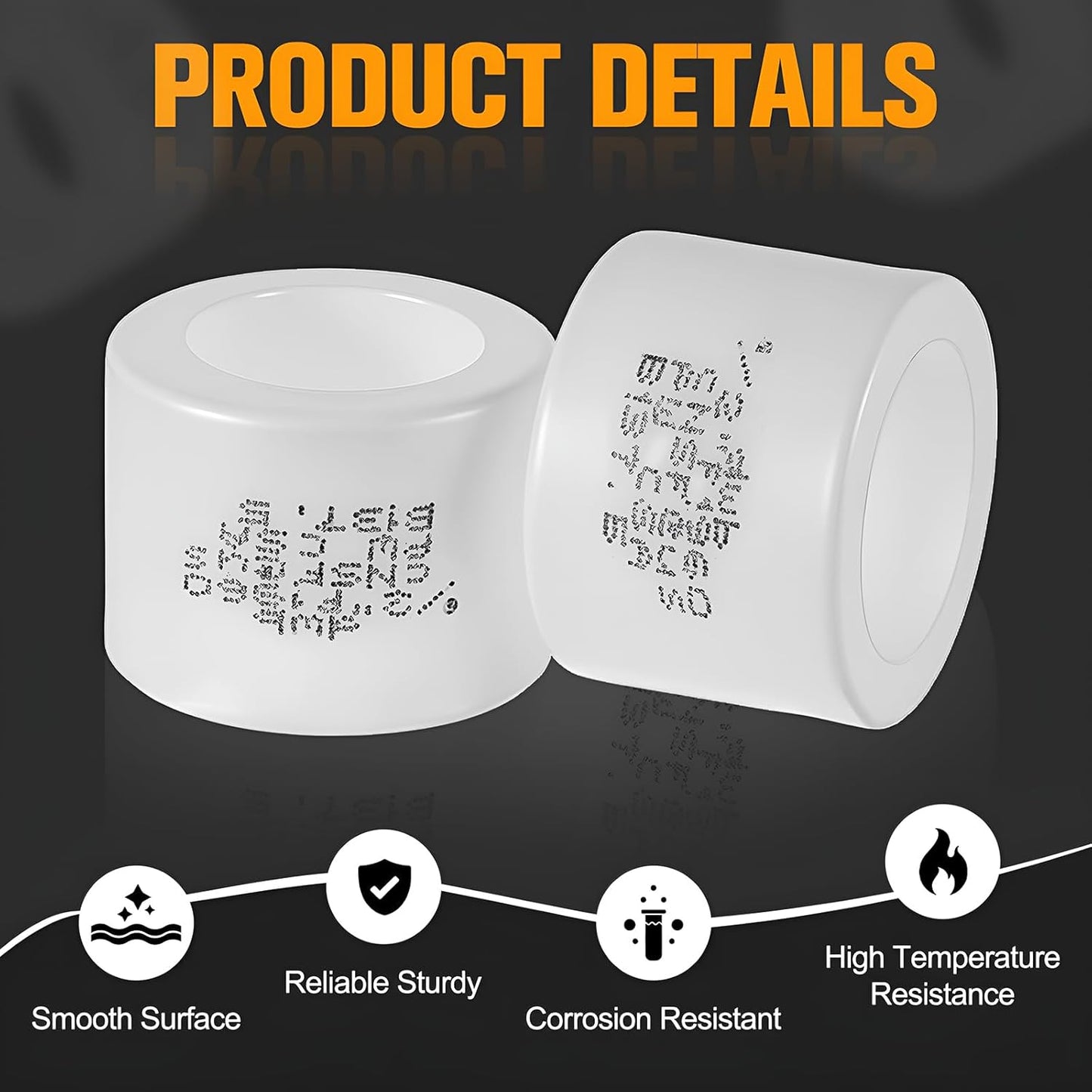 100 Pzas Anillos Expansión PEX 1/2pulg Plástico