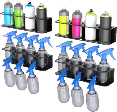 Soporte pared latas aerosol taller paquete 4