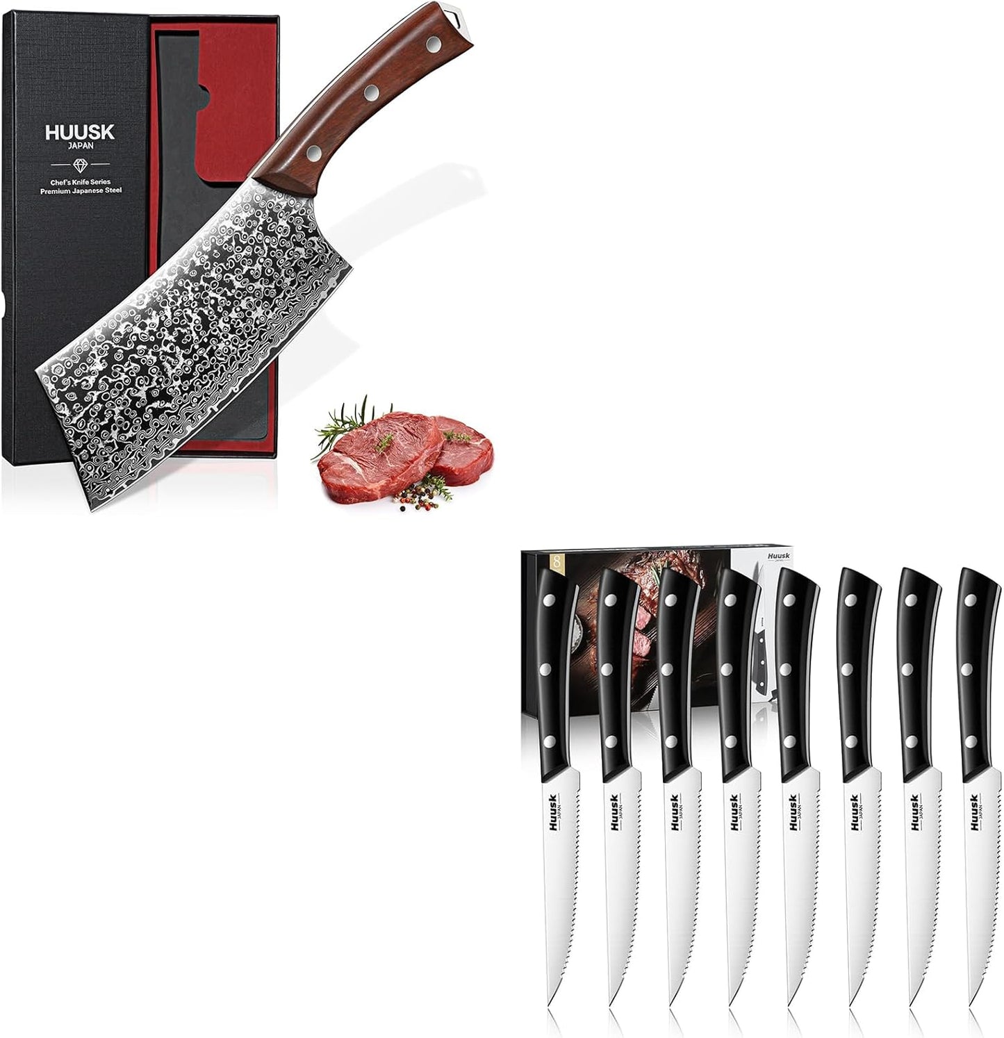Set 8 Cuchillos de Carne Japoneses 6.4 Pulg