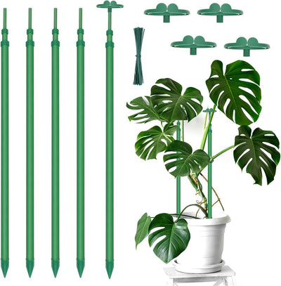 Estacas extensibles para plantas 17.9-42.3pulg con clips