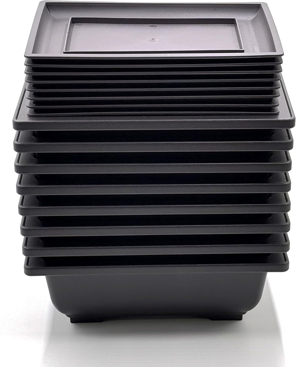 8 Macetas Plástico 9pulg Rectangulares para Bonsái Jardín