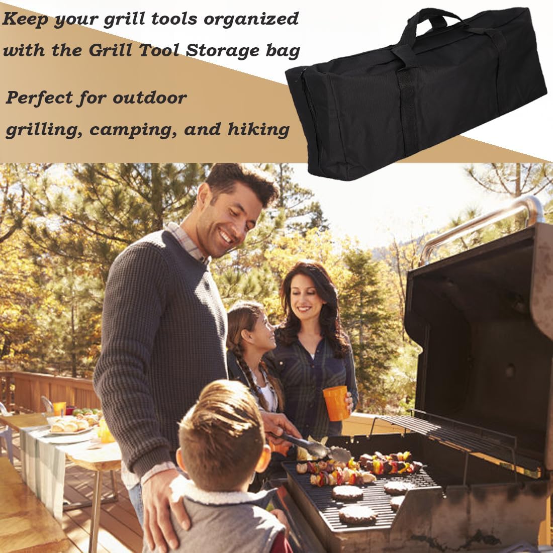 Bolsa herramientas cocina plegable impermeable para camping