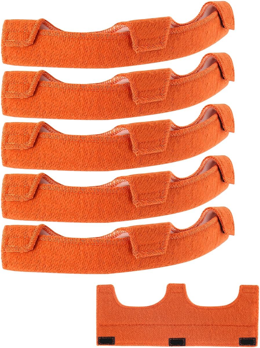 5 Bandas Sudor Algodón Ignífugo Accesorios Casco Naranja