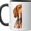 Taza cerámica Bracco Italiano negra/blanca