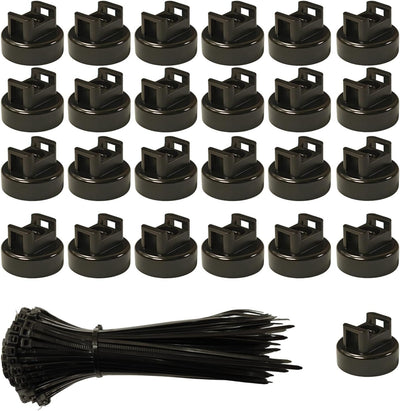 Set 25 imanes + 100 bridas cable magnéticas multiusos