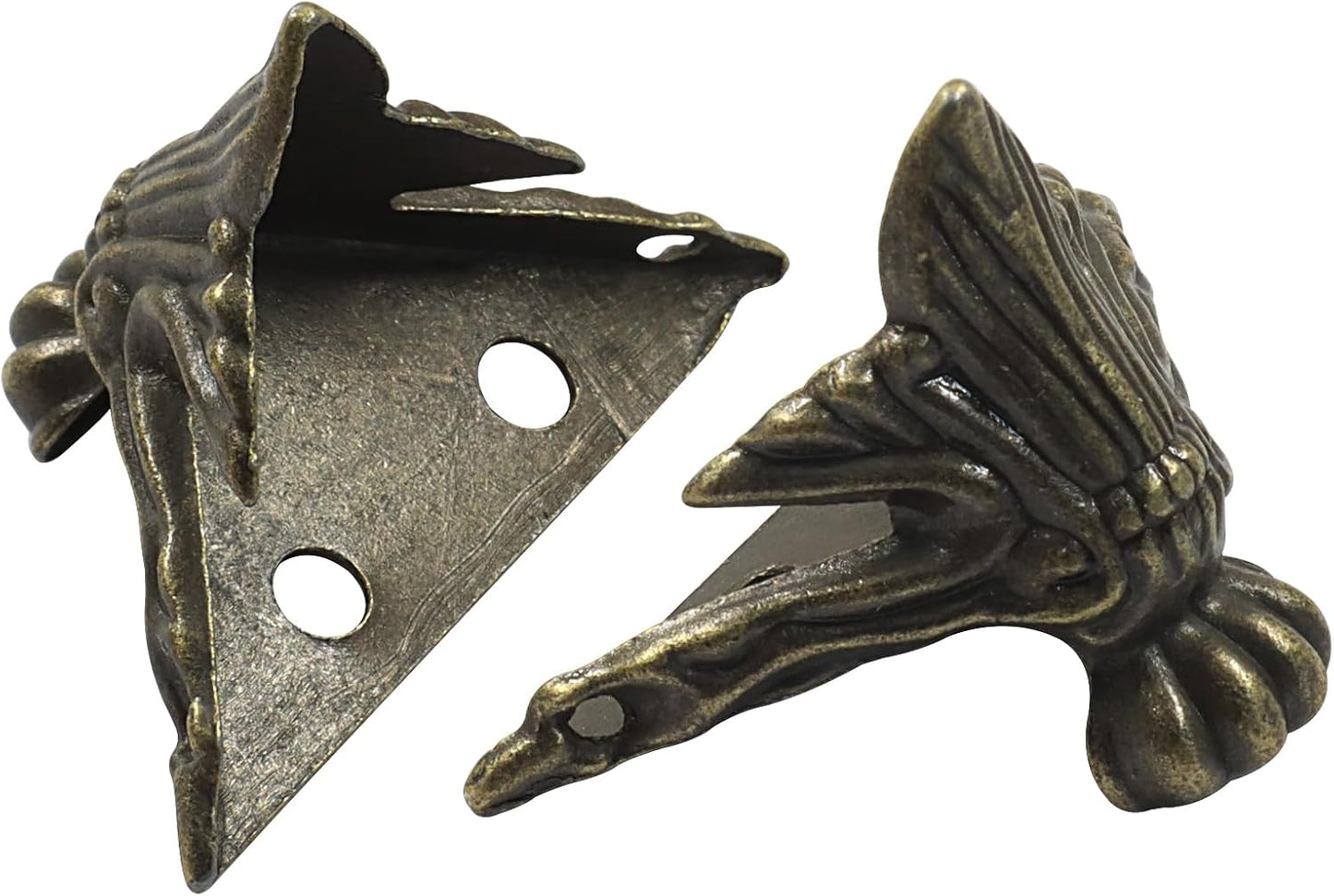 Patas decorativas latón antiguo set 24 piezas para caja joyas