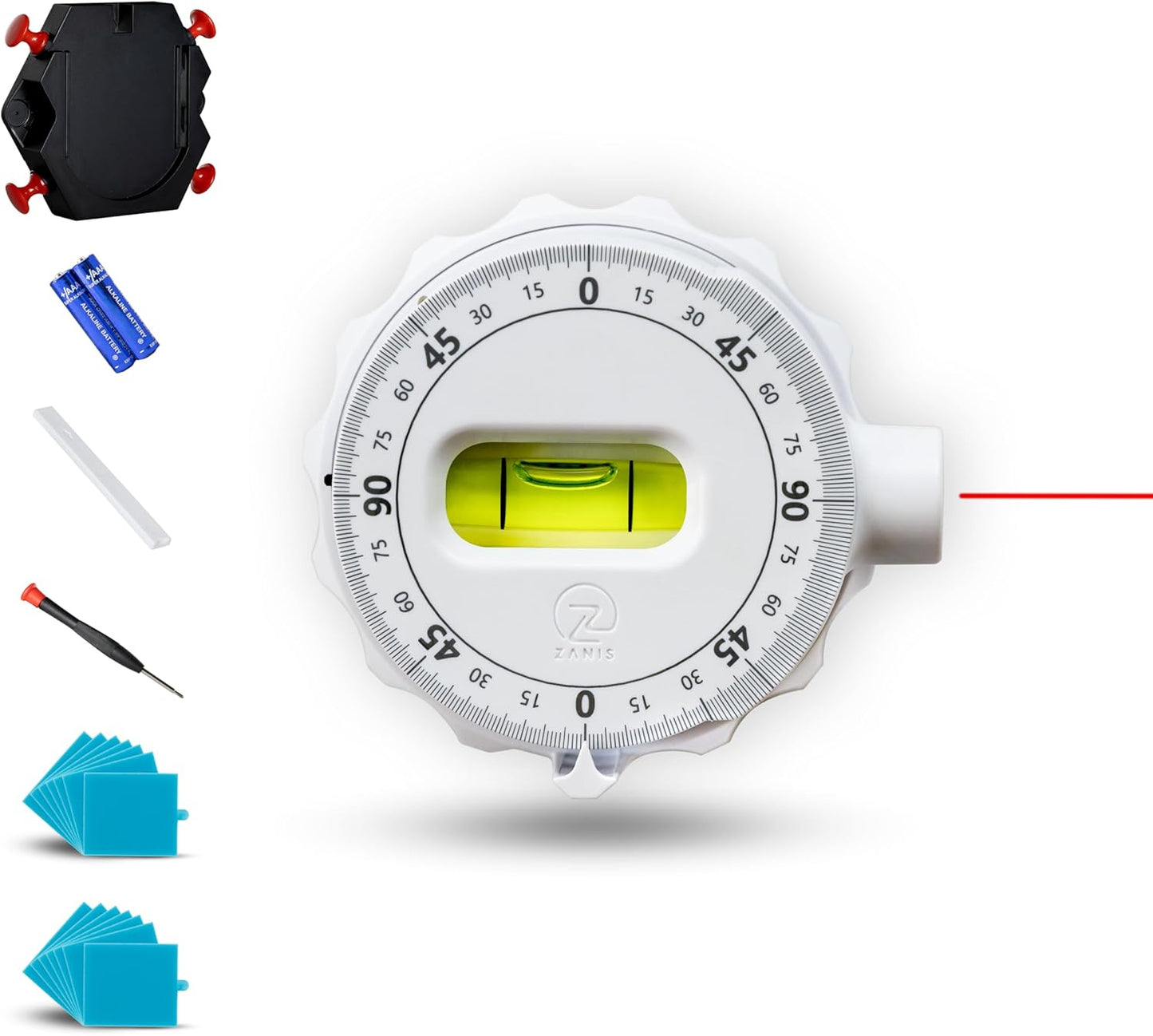 Nivel láser multisuperficie 360° con burbuja