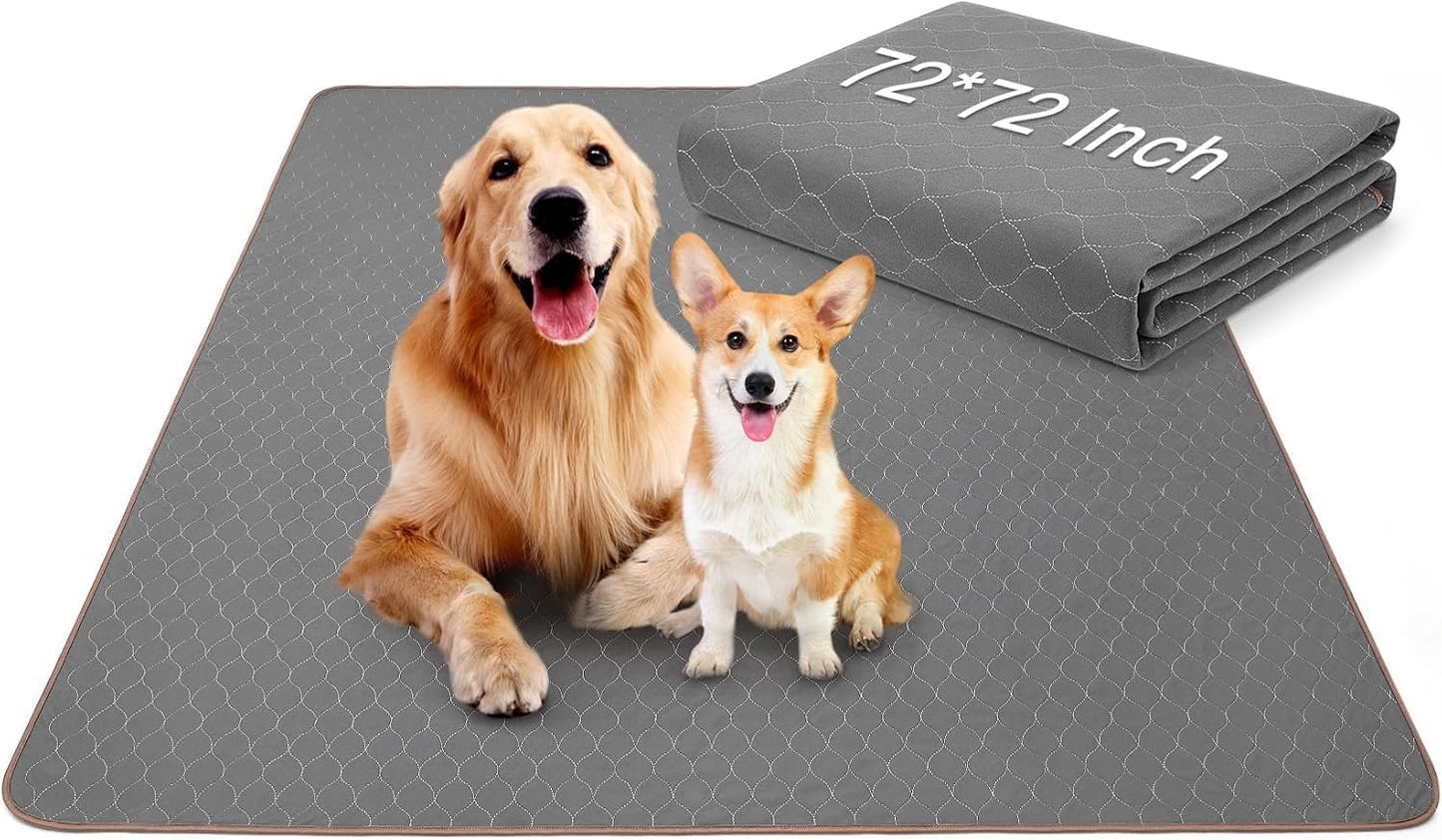 Almohadilla perro 72x72pulg antideslizante impermeable reutilizable