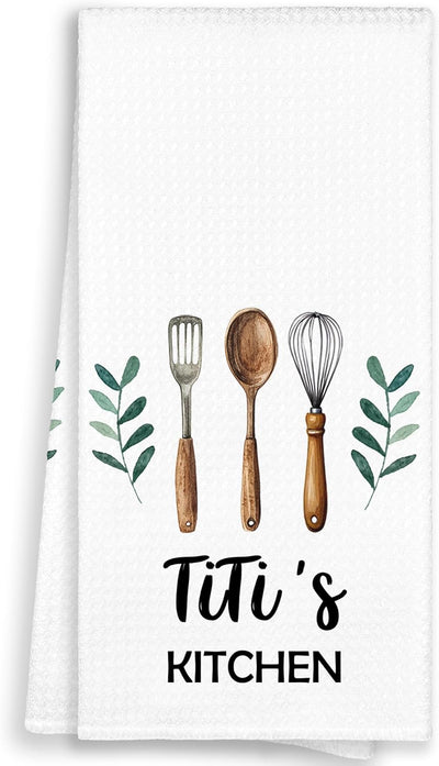 Toallas de cocina rústicas Titi's para regalo de Navidad y cumpleaños