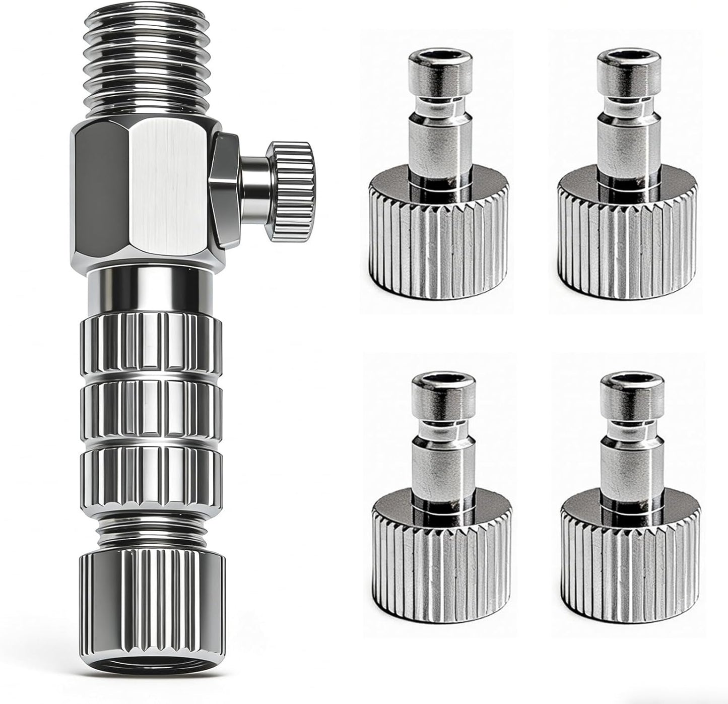 5 Accesorios Desconexión Rápida 1/8pulg Kit Macho Hembra