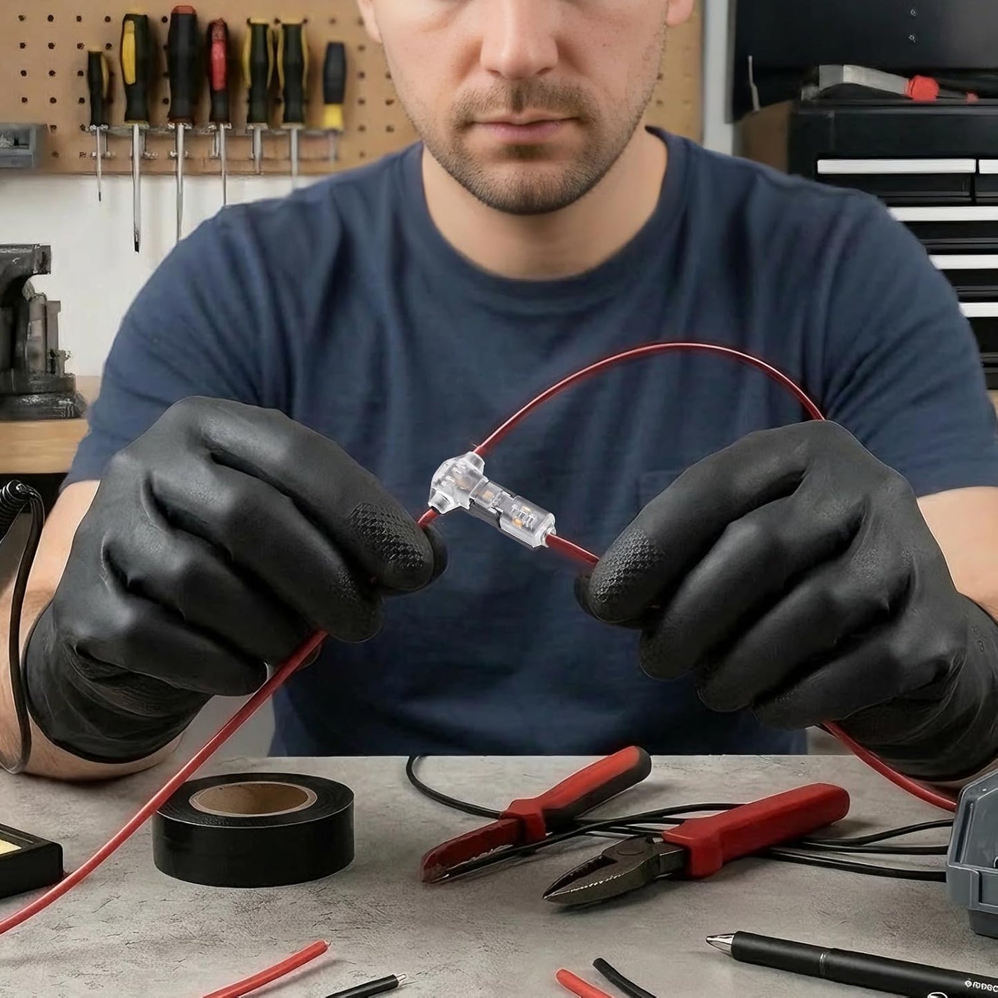 Conectores T Tap para电缆 18-22 AWG sin pelar