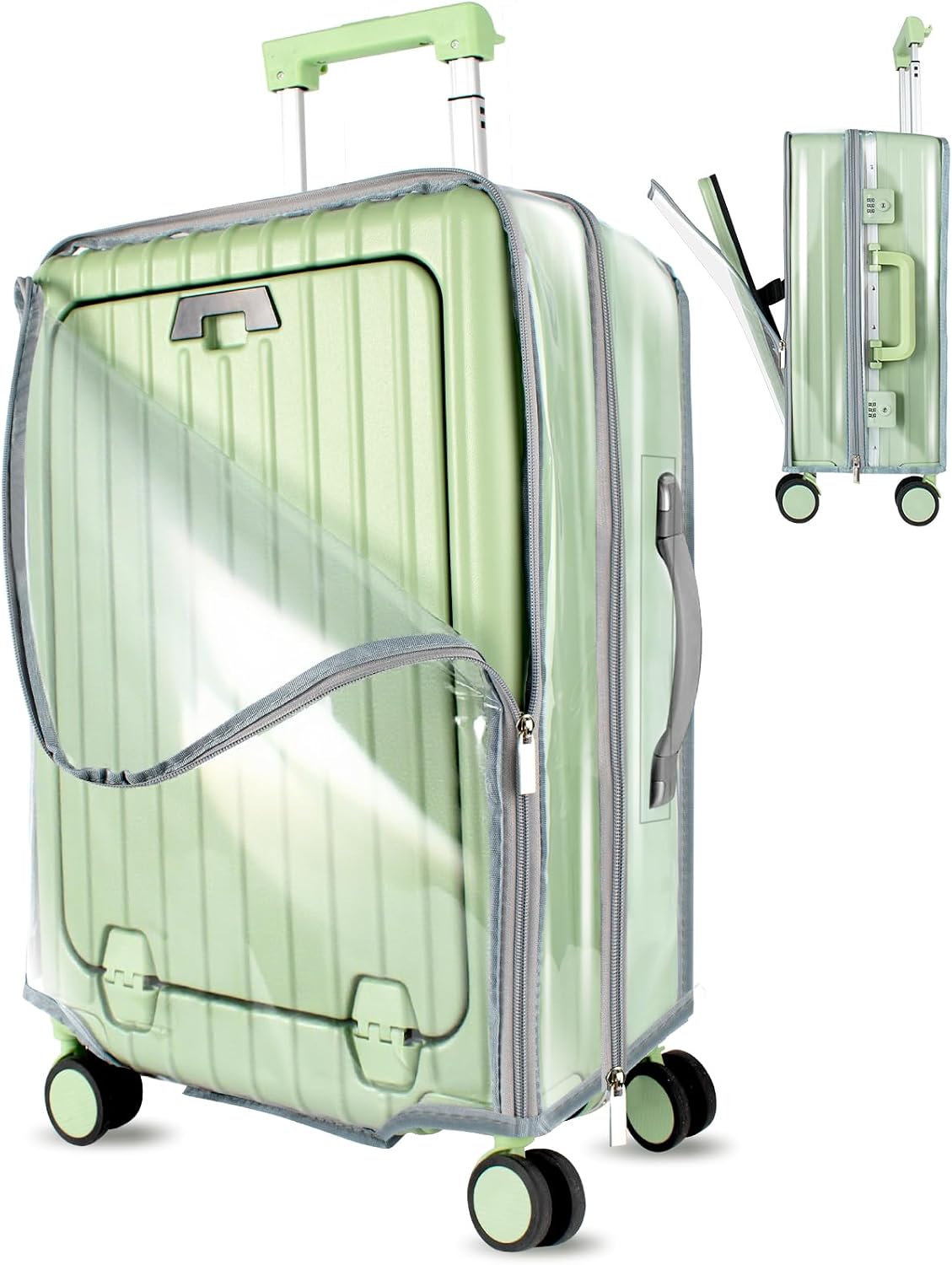 Fundas protectoras equipaje 24pulg transparente PVC