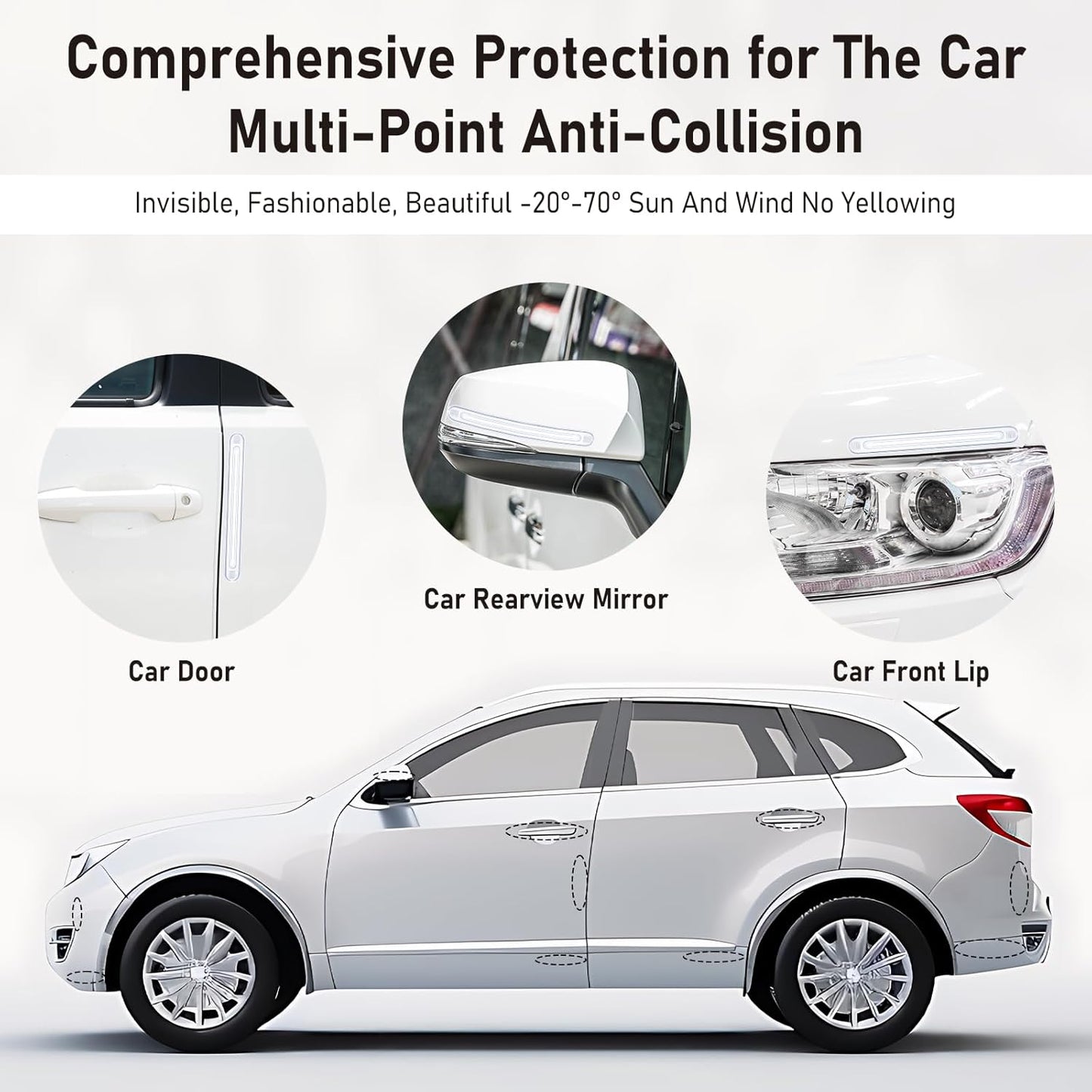 4 Protectores transparentes para muebles silicona autoadhesiva