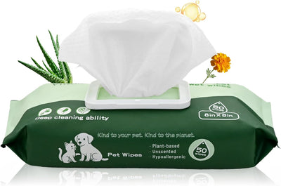 Toallitas para mascotas hipoalergénicas sin perfume