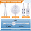 Pack 2 cables extens. transparentes 15ft 3 salidas