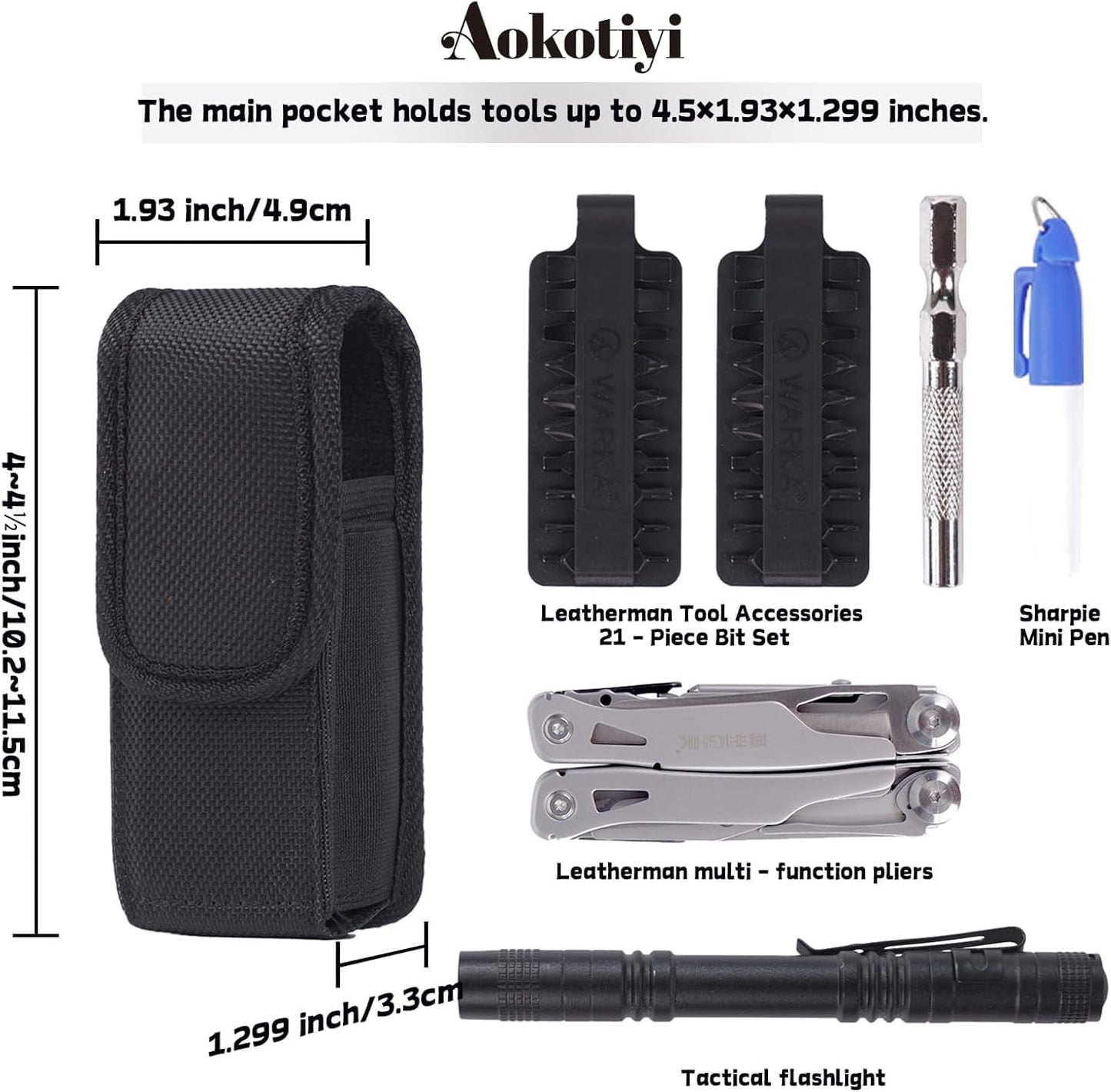 Funda magnética EDC para Leatherman Wave Plus y herramientas