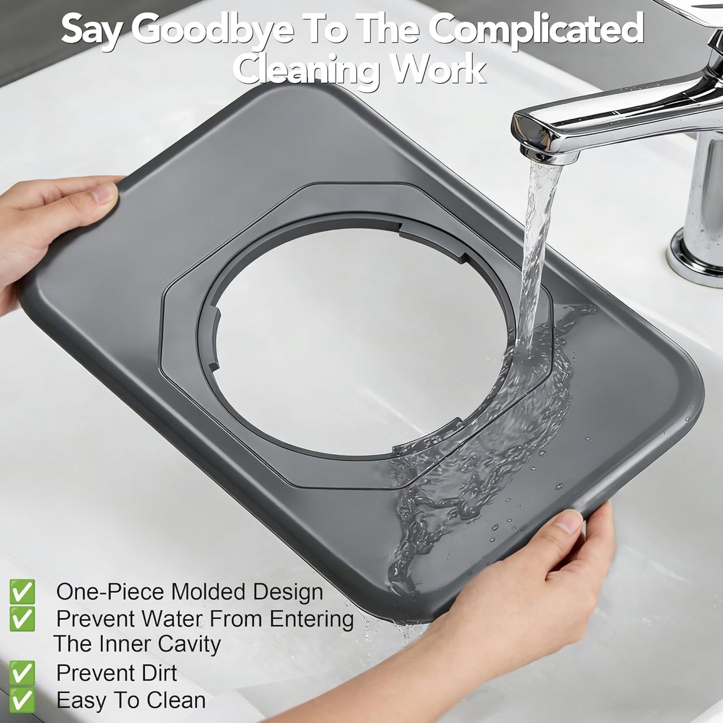 Disco flotante acero inox 10L para cuencos sin derrames