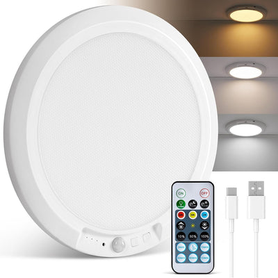 Lámpara techo recargable 10000mAh control remoto 3 temperaturas