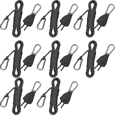 Cuerda paracaídas 15ft ajustable reflectante campamento