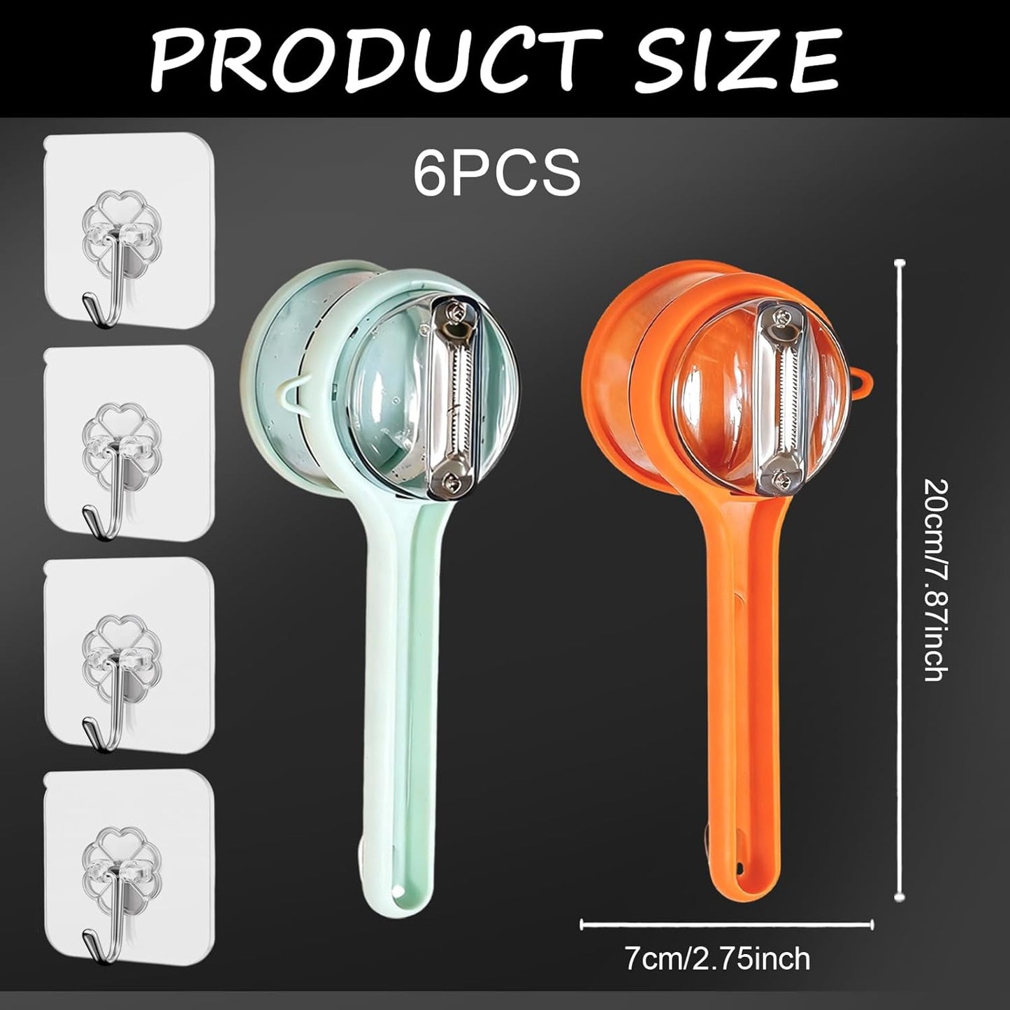 Pelador acero inox doble cara con recipiente 2 pzas