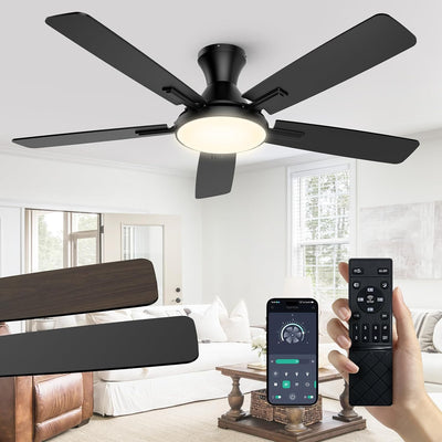 Ventilador techo 52pulg con luces control remoto 2700-6500K
