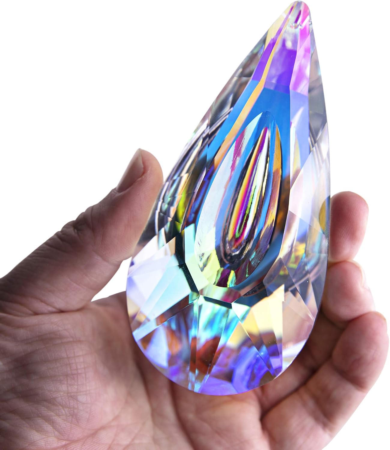 Atrapasoles cristal AB 120mm para ventana arcoíris navidad
