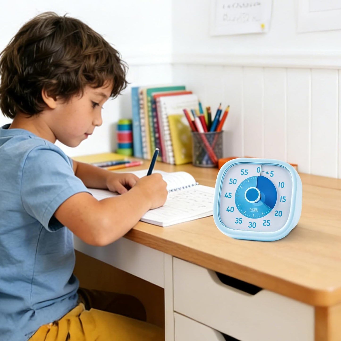 Temporizador visual 60 min para niños con sonido silencioso o tictac
