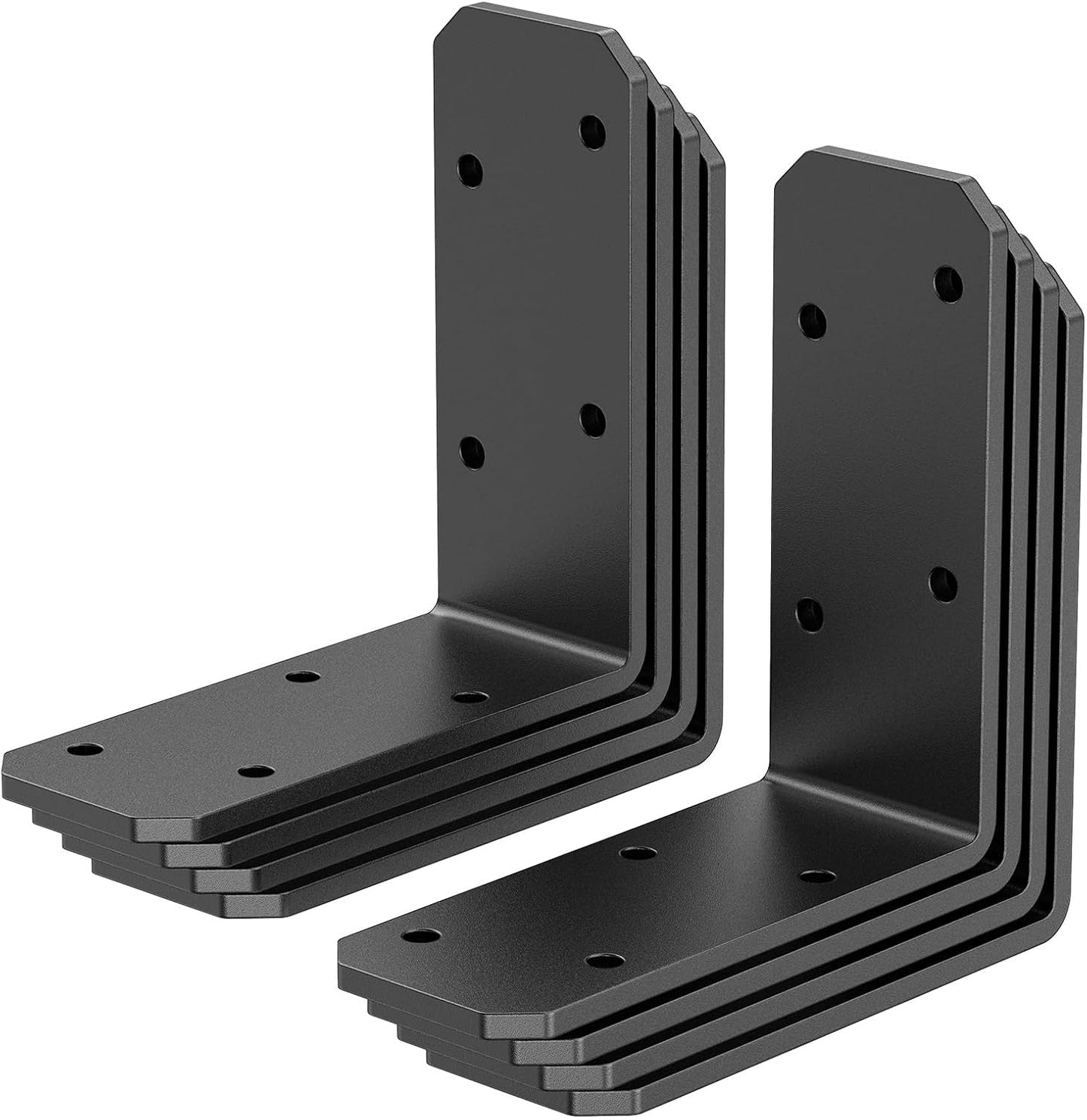 Soporte esquina acero galvanizado 3x3x1.2pulg para cama jardín