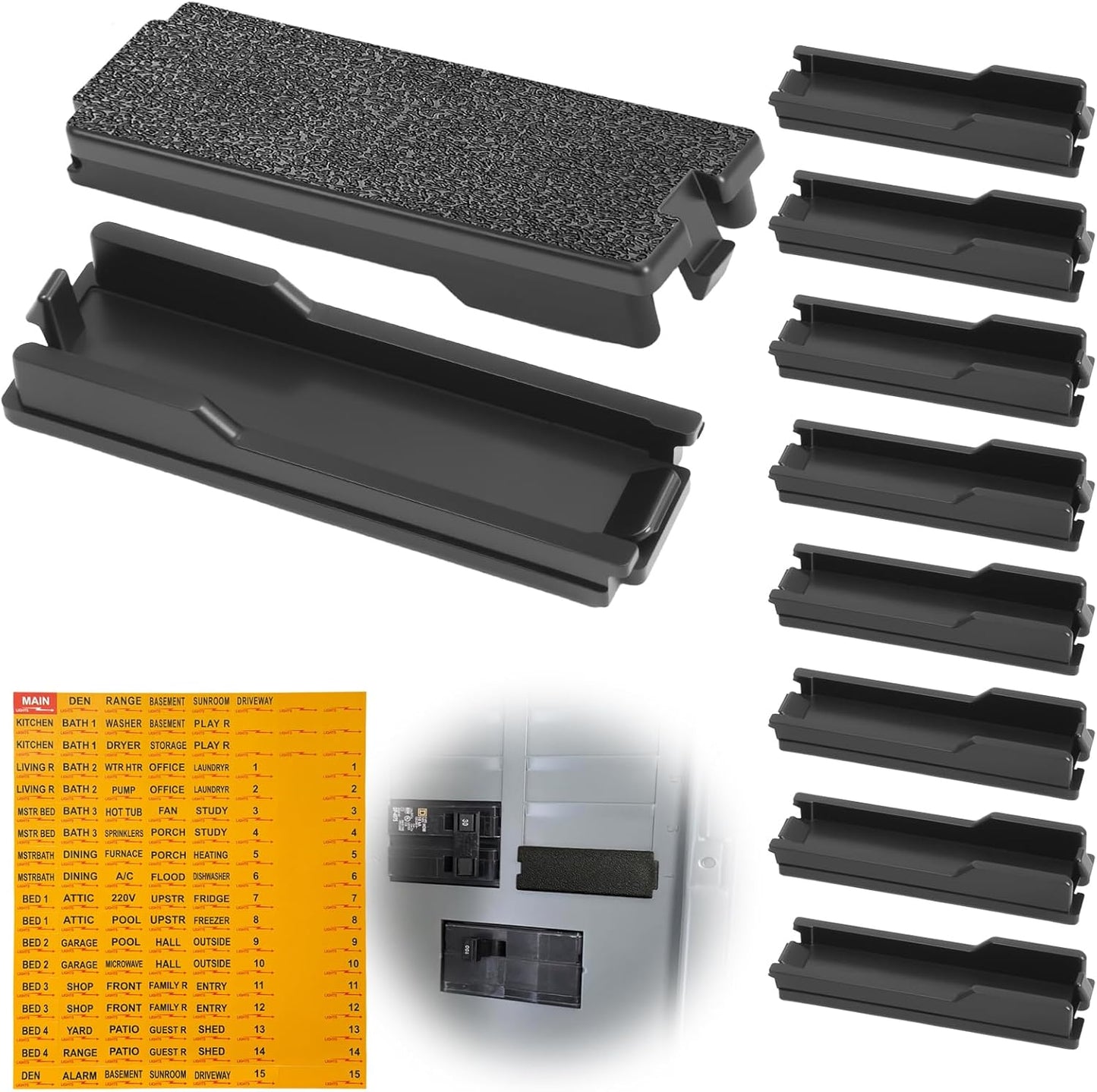 10 Uds Placa Llenado Interruptor Panel CHFPP Blanco Eaton