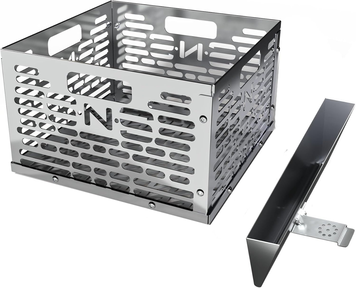 Cesta carbón acero inox con bandeja V Oklahoma Joe