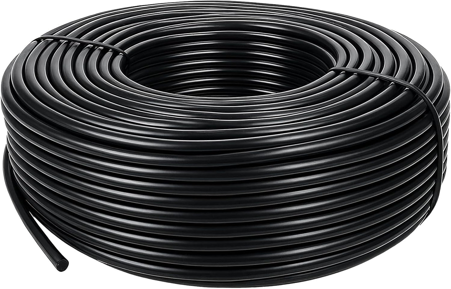Tubo riego goteo 1/4 200ft negro polietileno