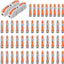 Conectores cable palanca 50unid 1en1 salida naranja