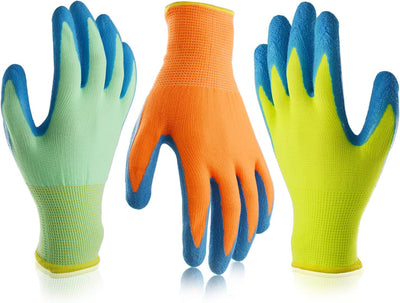 Guantes jardinería niños antideslizantes con goma